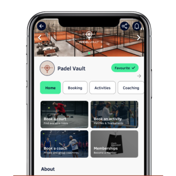 How to book padel vault games on Padel Mates App